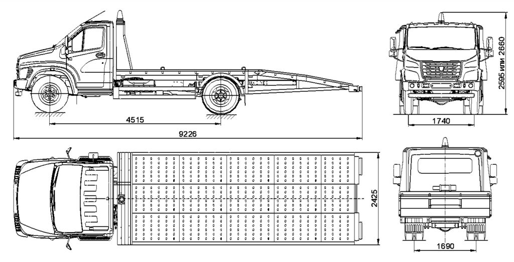 ЭВАКУАТОР ГАЗ-САЗ-39031-10